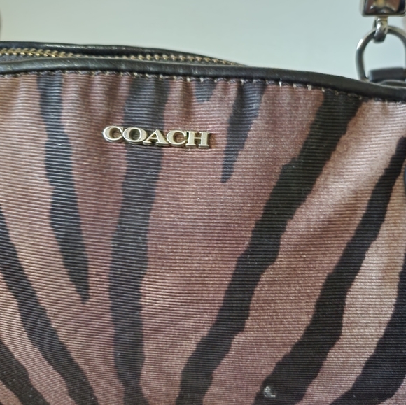 EUC Coach Satchel, animal print - Picture 3 of 12